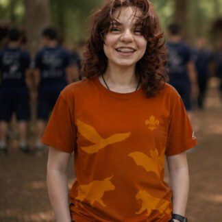 Camiseta personalizada escoteira - frente